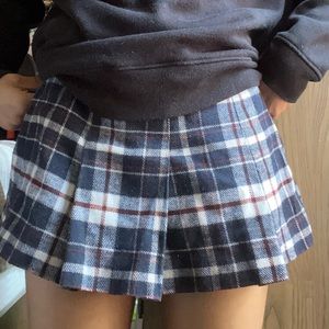 plaid tartan skirt